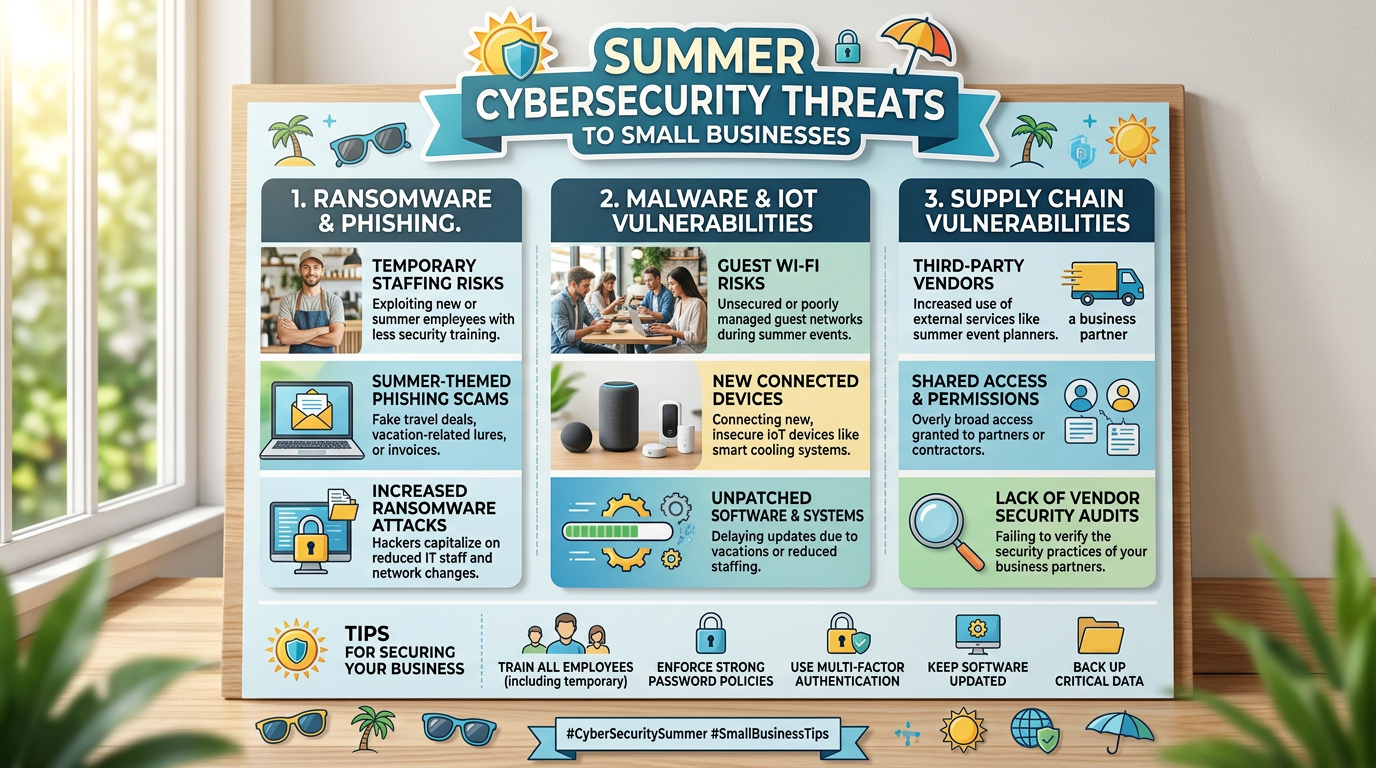 Summer Distractions and Cybersecurity: Protect Your Business